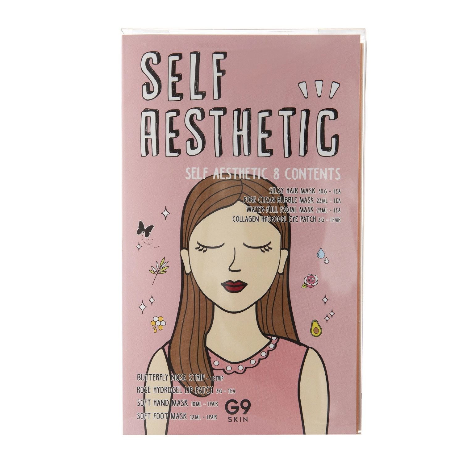 G9Skin - Self Aesthetic Magazine - Набір з 8 масок - 110ml