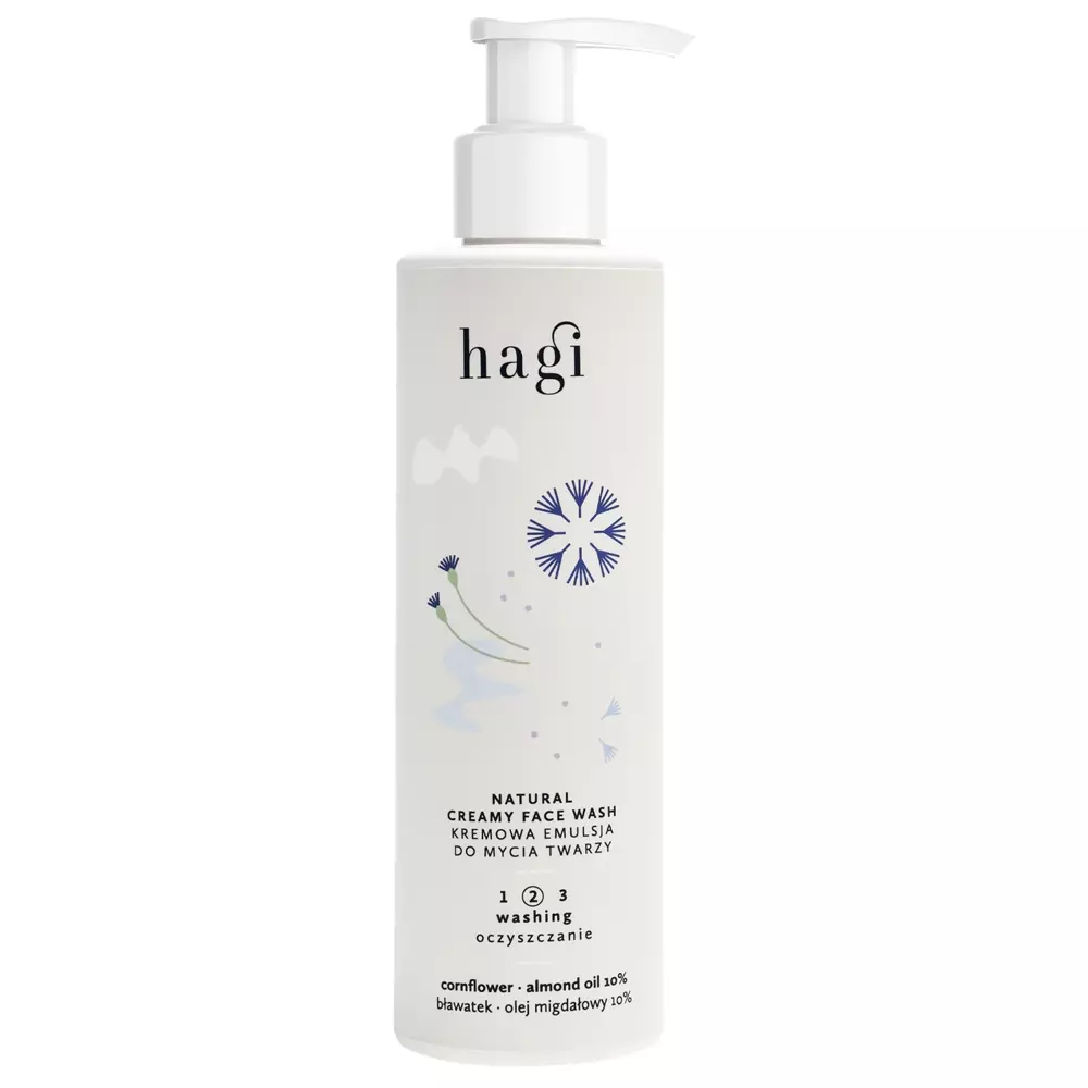 Hagi - Natural Creamy Face Wash - Кремова емульсія для вмивання обличчя - 200ml