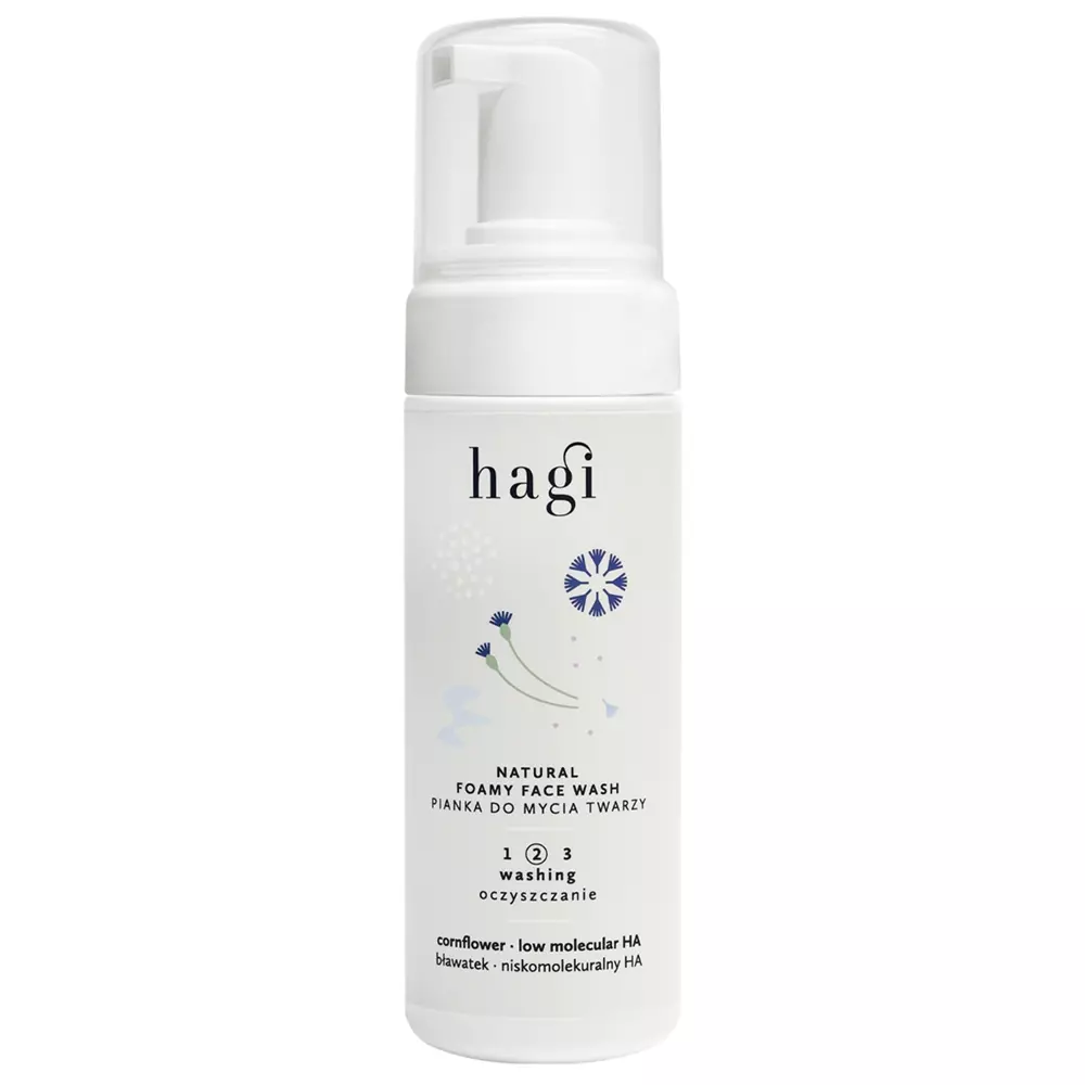 Hagi - Natural Foamy Face Wash - Натуральна пінка для вмивання обличчя - 150ml