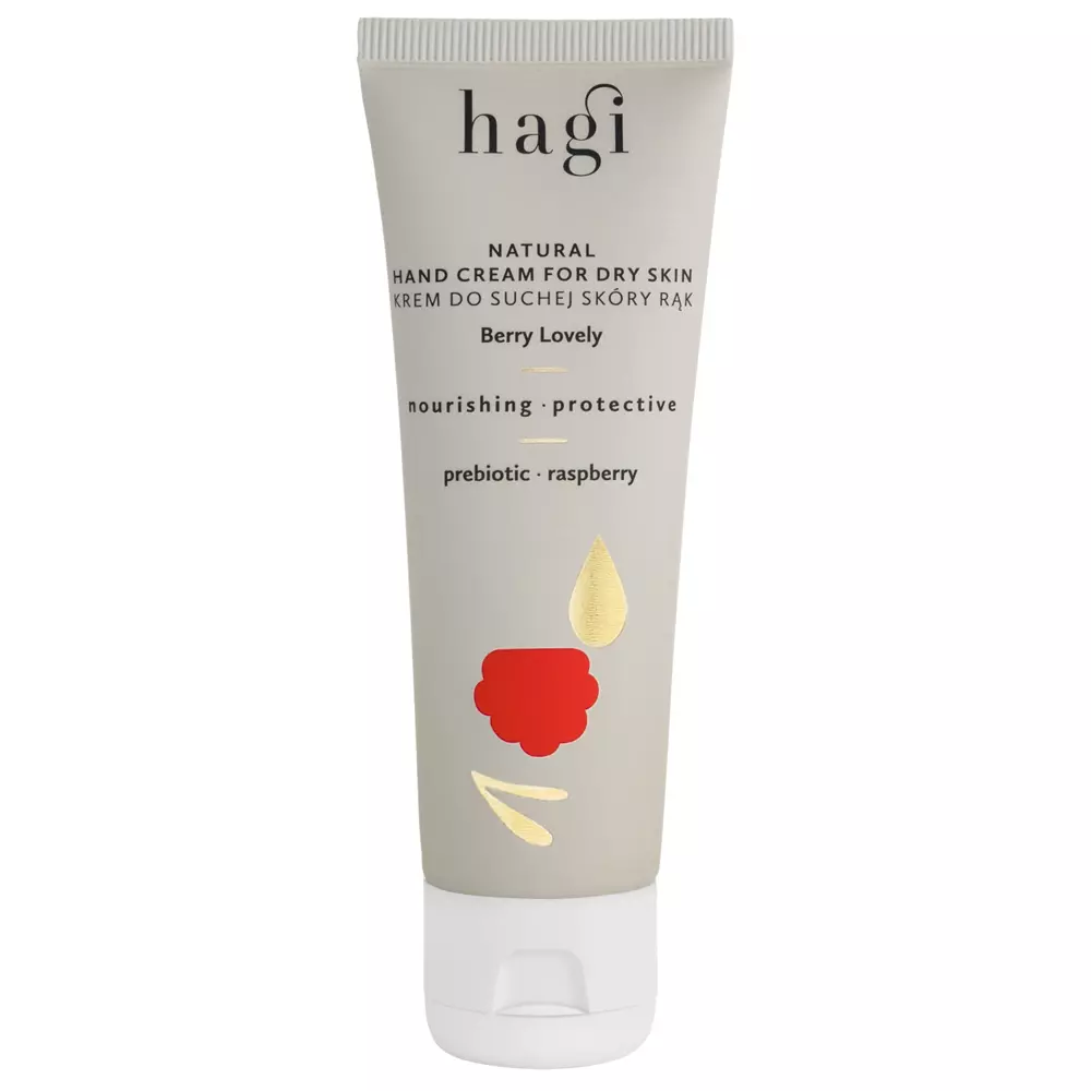 Hagi - Natural Hand Cream for Dry Skin - Крем для сухої шкіри рук - Малина - 50ml