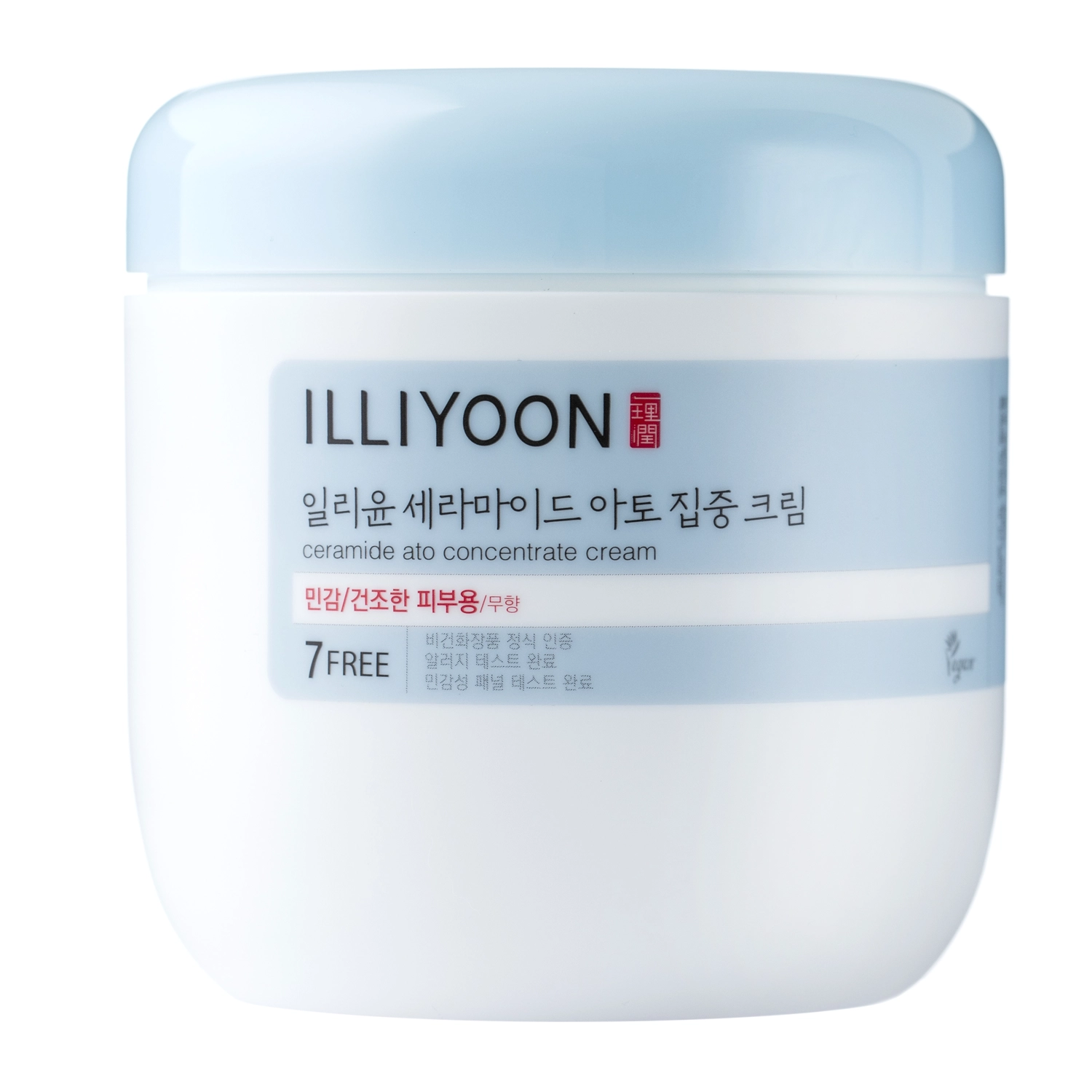 ILLIYOON - Ceramide Ato Concentrate Cream - Зволожувальний крем для обличчя та тіла з церамідами - 500ml