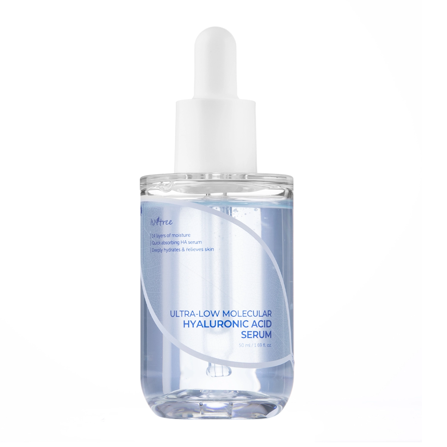 Isntree - Ultra-Low Molecular Hyaluronic Acid Serum - Зволожувальна сироватка для обличчя з гіалуроновою кислотою - 50ml