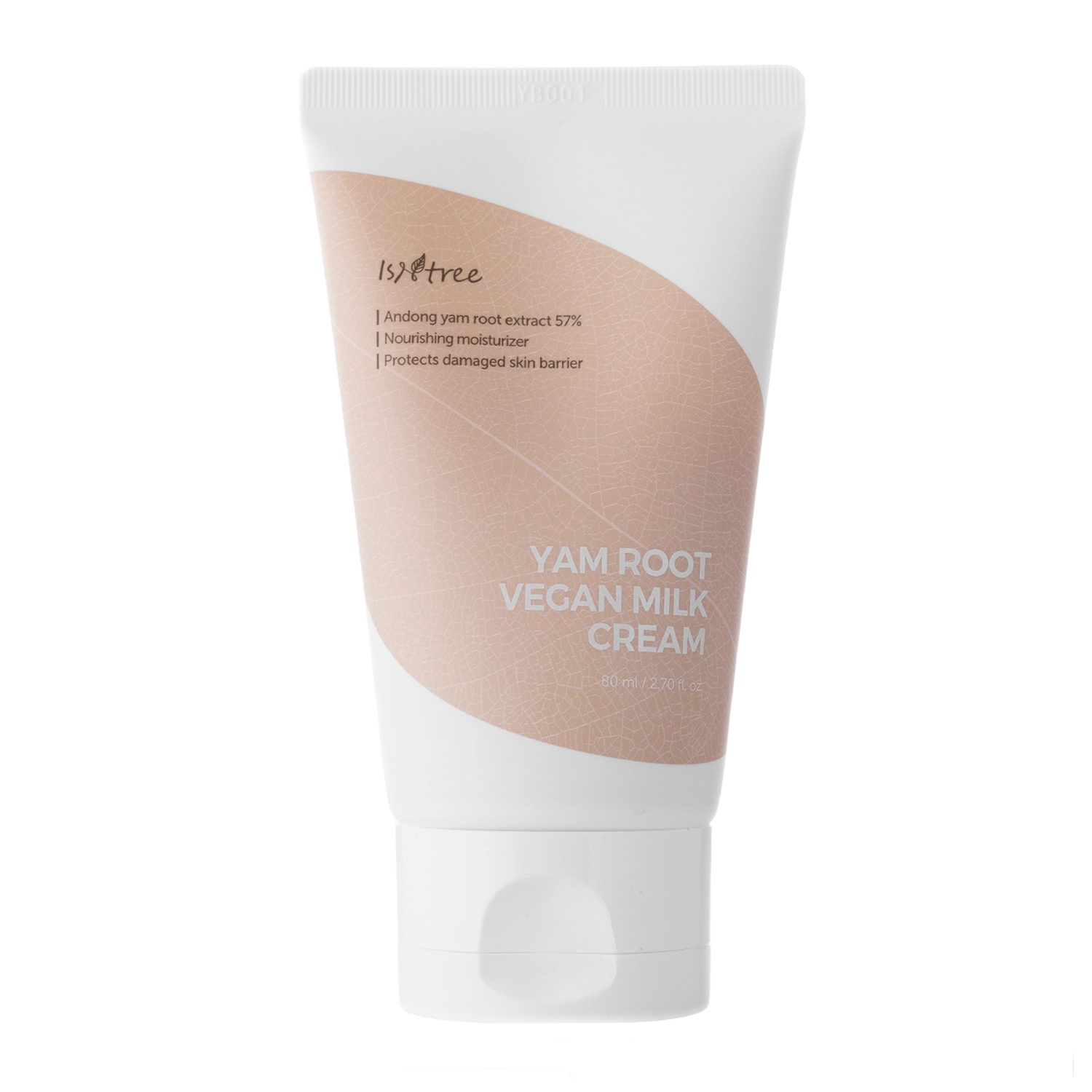 Isntree - Yam Root Vegan Milk Cream - Глибоко зволожувальний крем для обличчя - 80ml