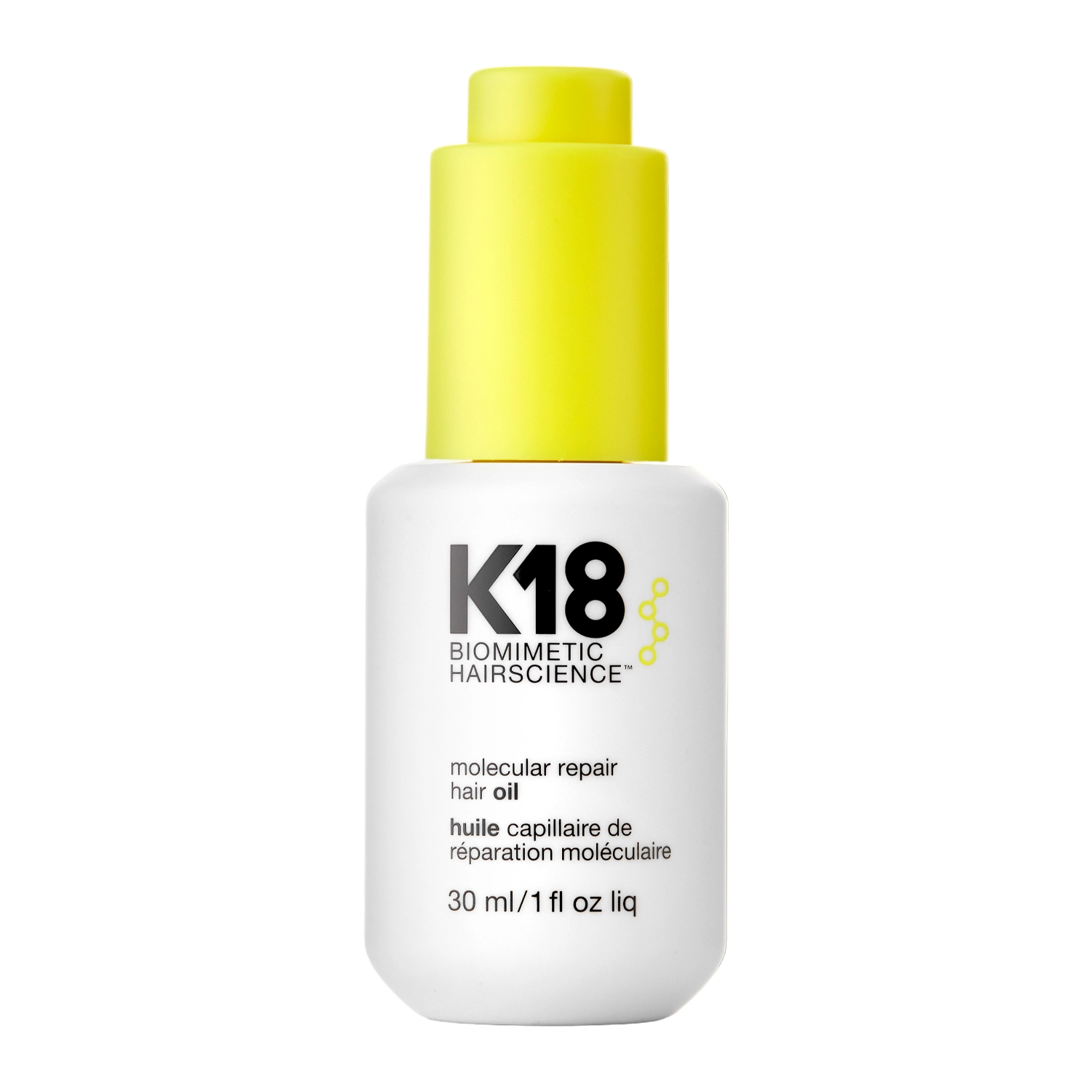 K18 - Molecular Hair Oil - Регенерувальна олія для пошкодженого волосся - 30ml