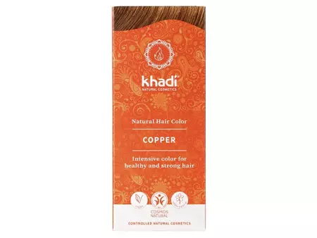 Khadi - Natural Hair Colour - Henna Copper - Натуральна трав'яна хна - Мідь - 100g