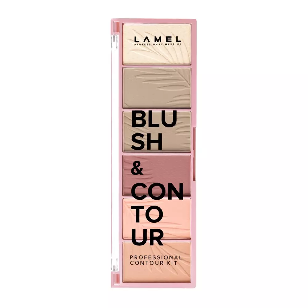 LAMEL - Палітра для контурування обличчя - Blush & Contour - 03 - 16g