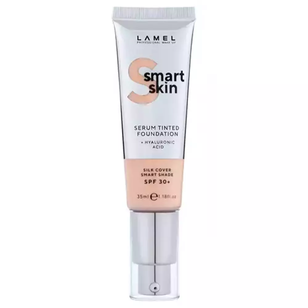 LAMEL - Тональна основа для обличчя SPF30+ - Smart Skin Serum Tinted Foundation SPF30+ - 401 - 35ml