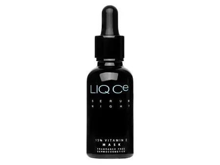 LiqPharm - LIQ Ce Serum Night 15% Vitamin E Mask - Відновлююча двухфазна сироватка на ніч - 30ml