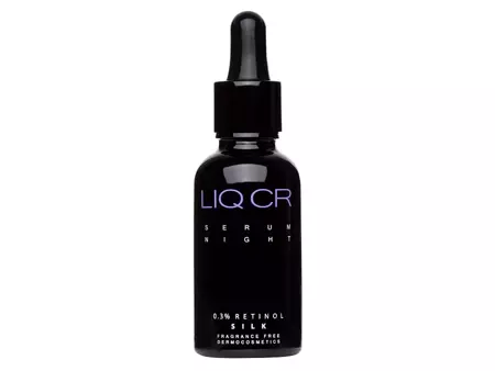 Liqpharm - LIQ CR Serum Night 0,3% Retinol Silk - Нічна сироватка з 0,3% ретинолом - 30ml