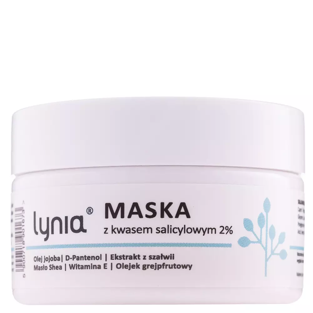 Lynia - Маска з саліциловою кислотою 2% - Maska z Kwasem Salicylowym 2% - 50ml