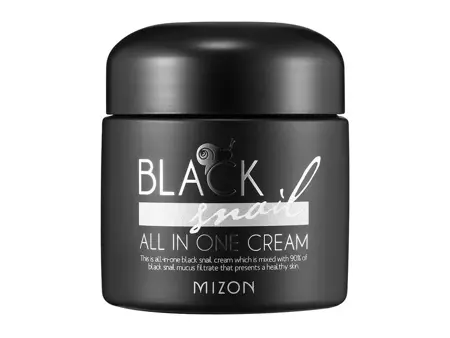 MIZON - Black Snail All in One Cream - Багатофункціональний крем для обличчя зі слизом равлика