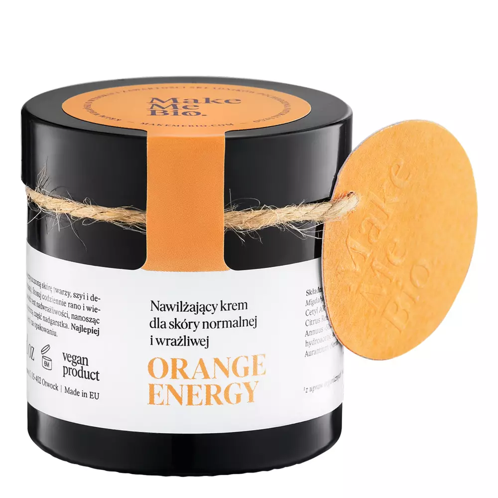 Make Me Bio - Зволожувальний крем для нормальної та чутливої шкіри - Orange Energy - 60ml