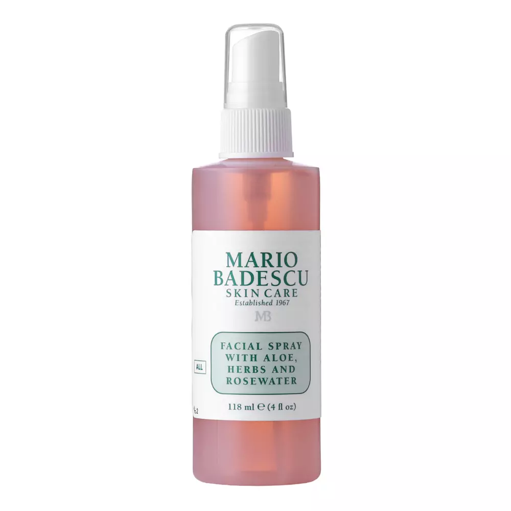 Mario Badescu - Спрей для обличчя з алоє, травами та трояндовою водою - Facial Spray With Aloe, Herbs & Rosewater - 118ml