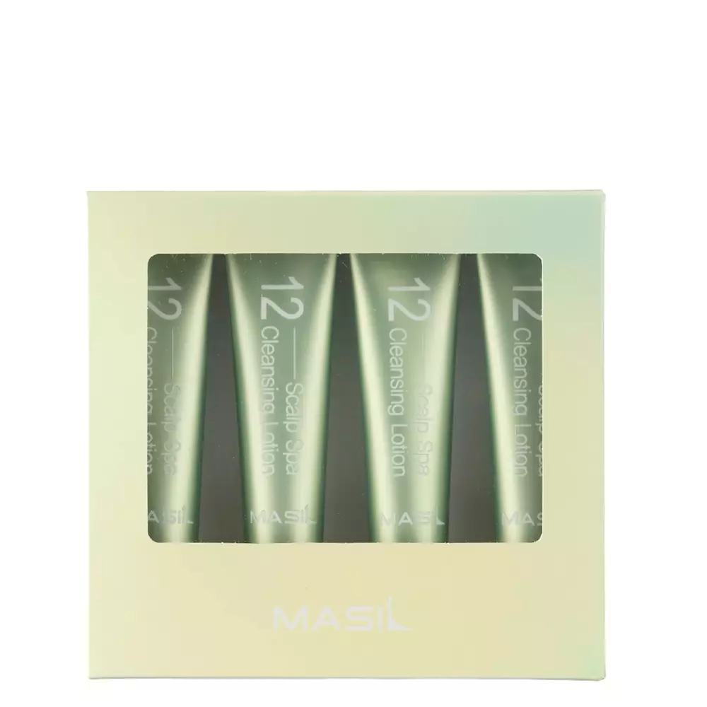 Masil - Очищувальний лосьйон для шкіри голови - 12 Scalp Spa Cleansing Lotion - 4x15ml