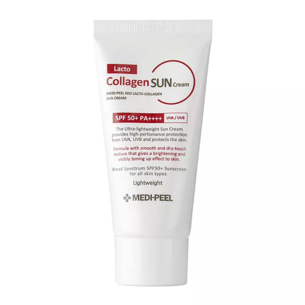 Medi-Peel - Red Lacto Collagen Sun Cream - Себорегулюючий сонцезахисний крем - 50ml