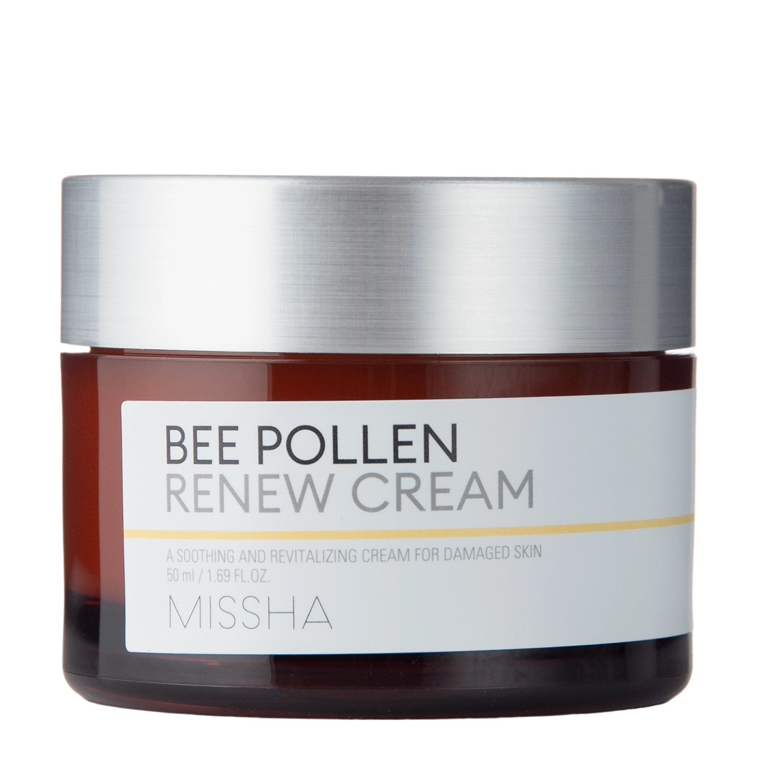 Missha - Відновлювальний крем для обличчя - Bee Pollen Renew Cream - 50ml
