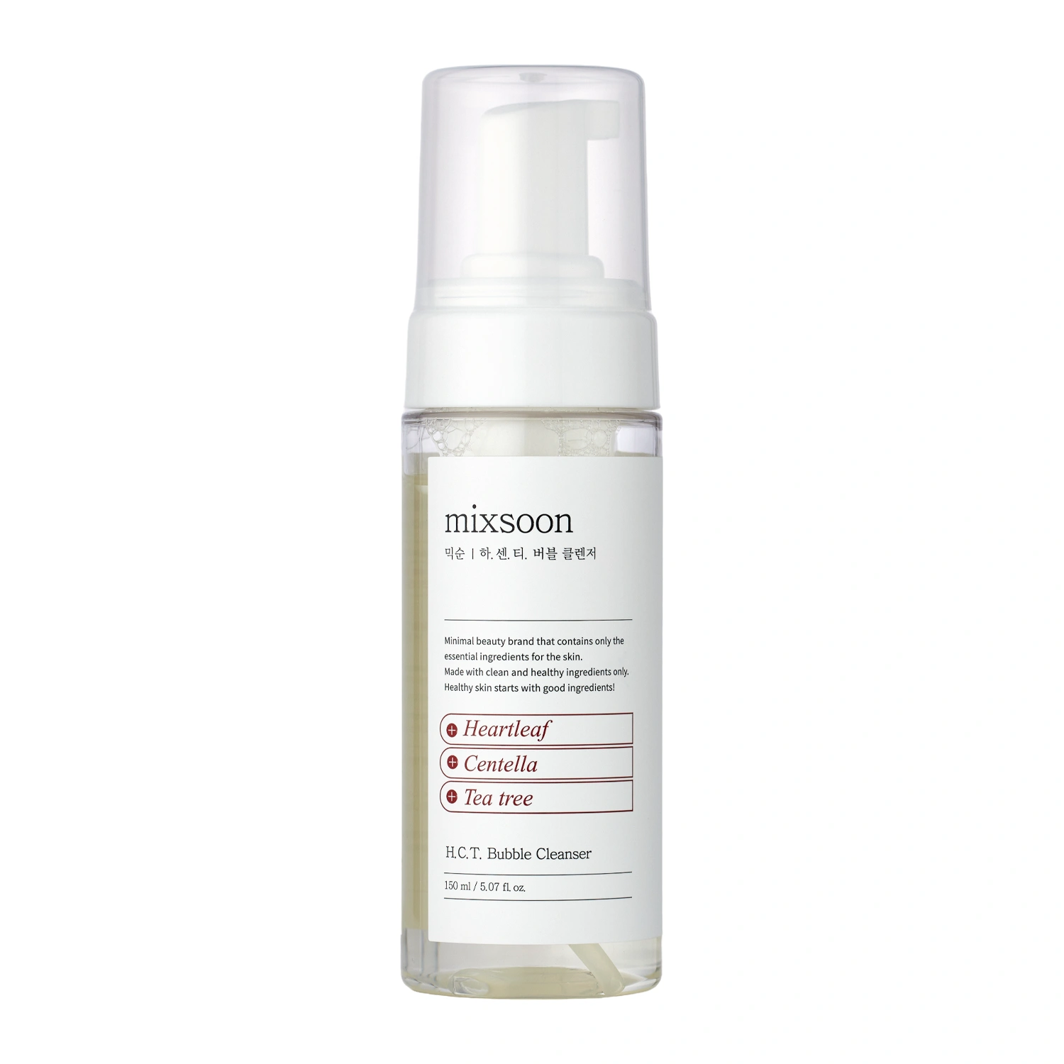 Mixsoon - H.C.T Bubble Cleanser - Пінка для вмивання обличчя - 150ml