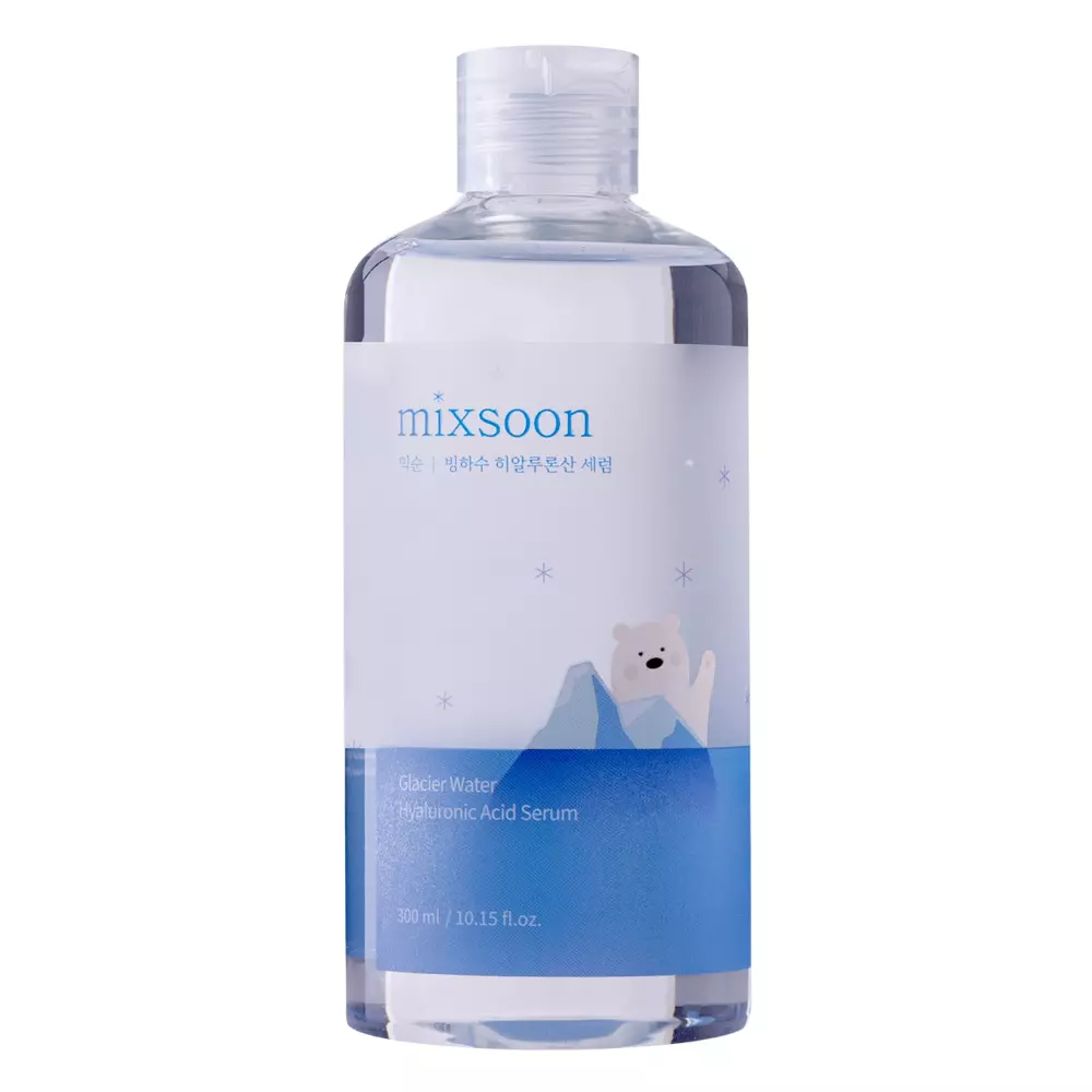 Mixsoon - Зволожувальна сироватка з гіалуроновою кислотою та льодовиковою водою - Glacier Water Hyaluronic Acid Serum - 300ml