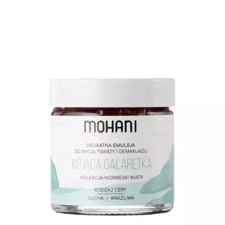 Mohani - Ніжна емульсія для вмивання та зняття макіяжу для сухої та чутливої шкіри обличчя - 60ml