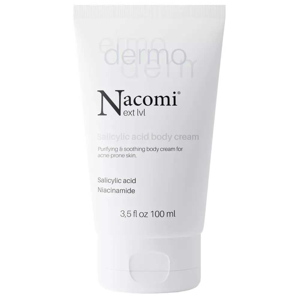 Nacomi - Крем для тіла із саліциловою кислотою та ніацинамідом - Dermo - Salicylic Acid Body Cream - 100ml