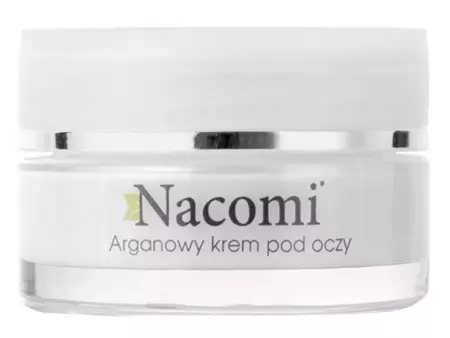 Nacomi - Натуральний крем під очі з аргановою олією - Naturalny Arganowy Krem pod Oczy - 15ml