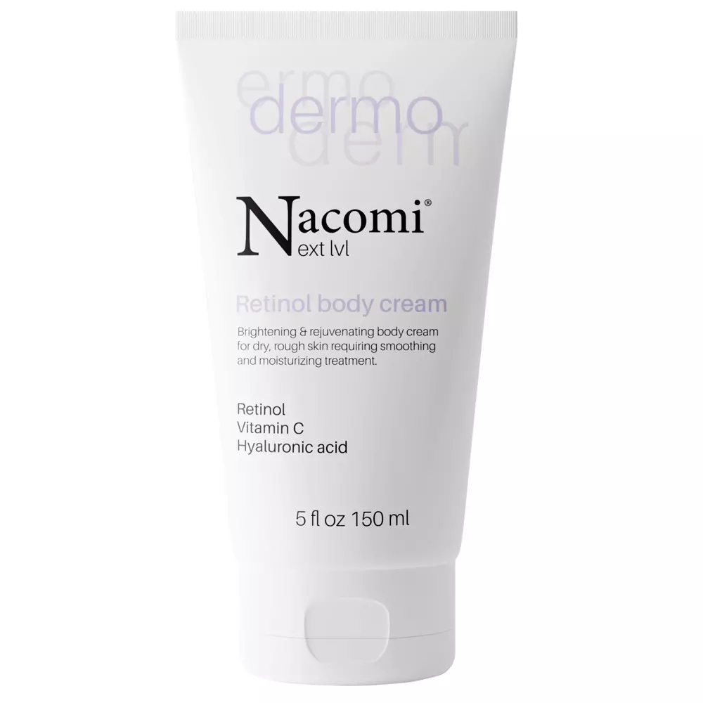 Nacomi - Освітлювальний крем для тіла з ретинолом і вітаміном С - Dermo - Retinol Body Cream - 150ml