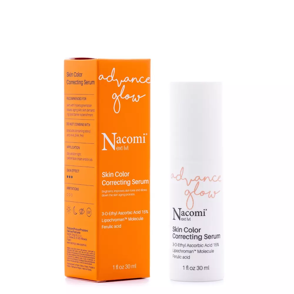 Nacomi - Сироватка з вітаміном C для корекції кольору шкіри - Skin Color Correcting Serum - 30ml