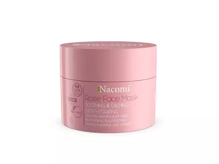 Nacomi - Заспокійлива трояндова маска для обличчя - Rose Face Mask - 50ml