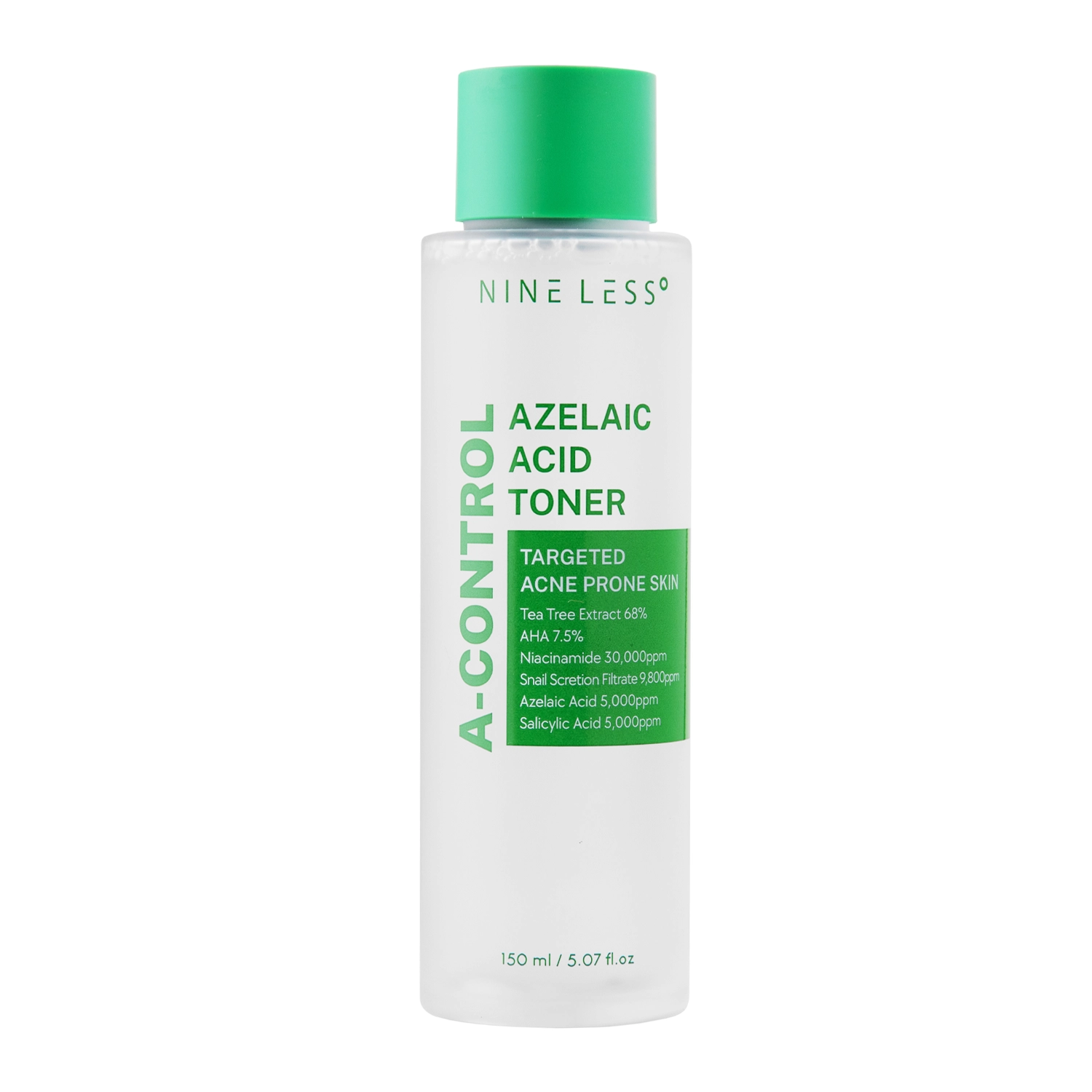 Nine Less - A-Control Azelaic Acid Toner - Тонік з азелаїновою кислотою - 150ml