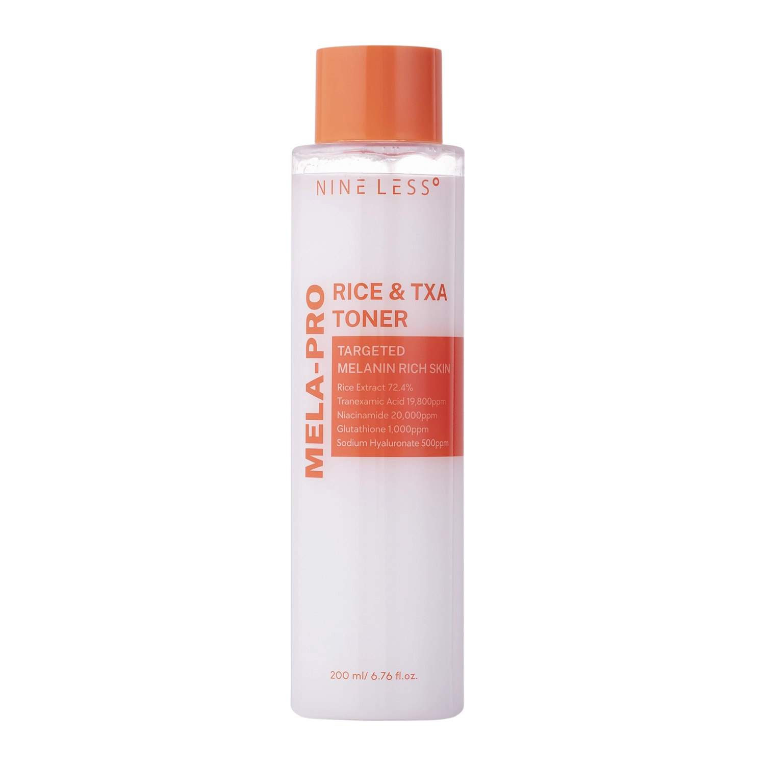 Nine Less - MELA-PRO Rice & TXA Toner - Тонік з транексамовою кислотою - 200ml