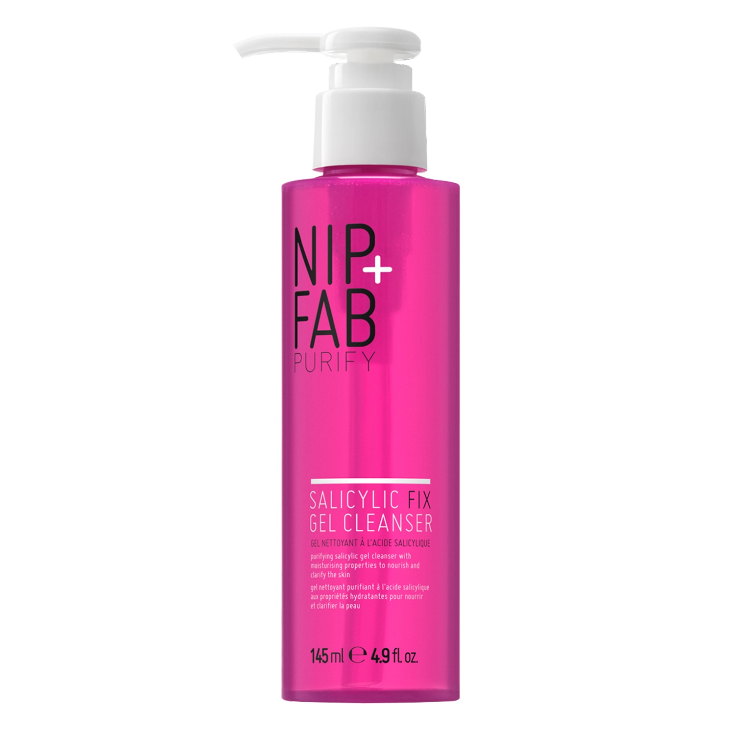 Nip+Fab - Salicylic Fix Gel Cleanser - Гель для вмивання обличчя із саліциловою кислотою - 145ml