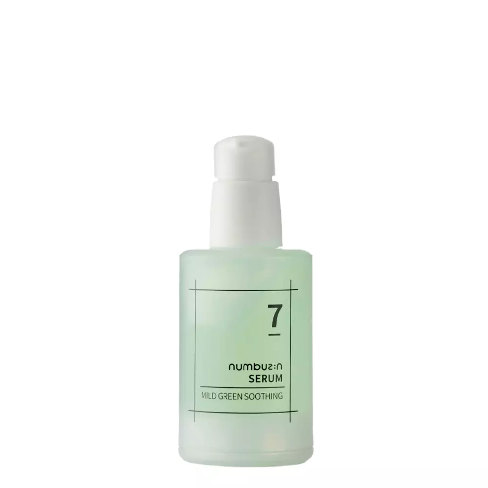 Numbuzin - No.7 - Заспокійлива сироватка для обличчя - Mild Green Soothing Serum - 50ml