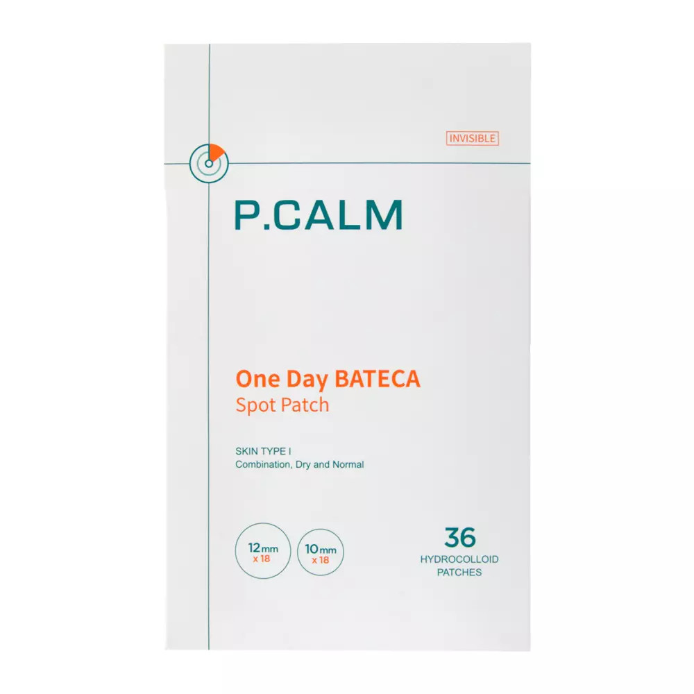 P.Calm - One Day Bateca Spot Patch - Патчі від прищів - 2х18шт.