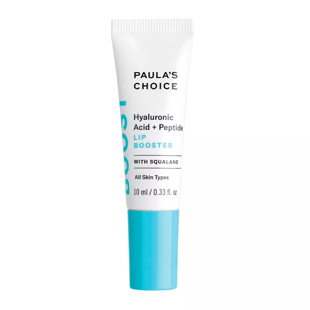 Paula's Choice - Антивіковий бальзам для губ із гіалуроновою кислотою, пептидами і скваланом - Hyaluronic Acid + Peptide Lip Booster - 10ml