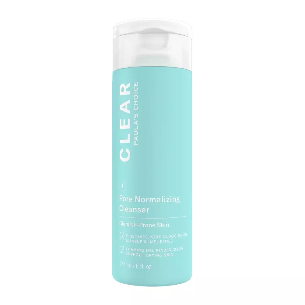 Paula's Choice - Clear - Pore Normalizing Cleanser - Освіжаючий гель для вмивання обличчя - 177ml