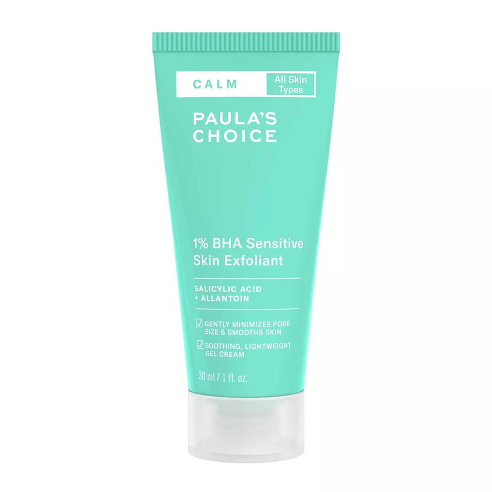 Paula's Choice - Ніжний відлущувальний гель-крем для чутливої шкіри - Calm - 1% BHA Sensitive Skin Exfoliant - 30ml