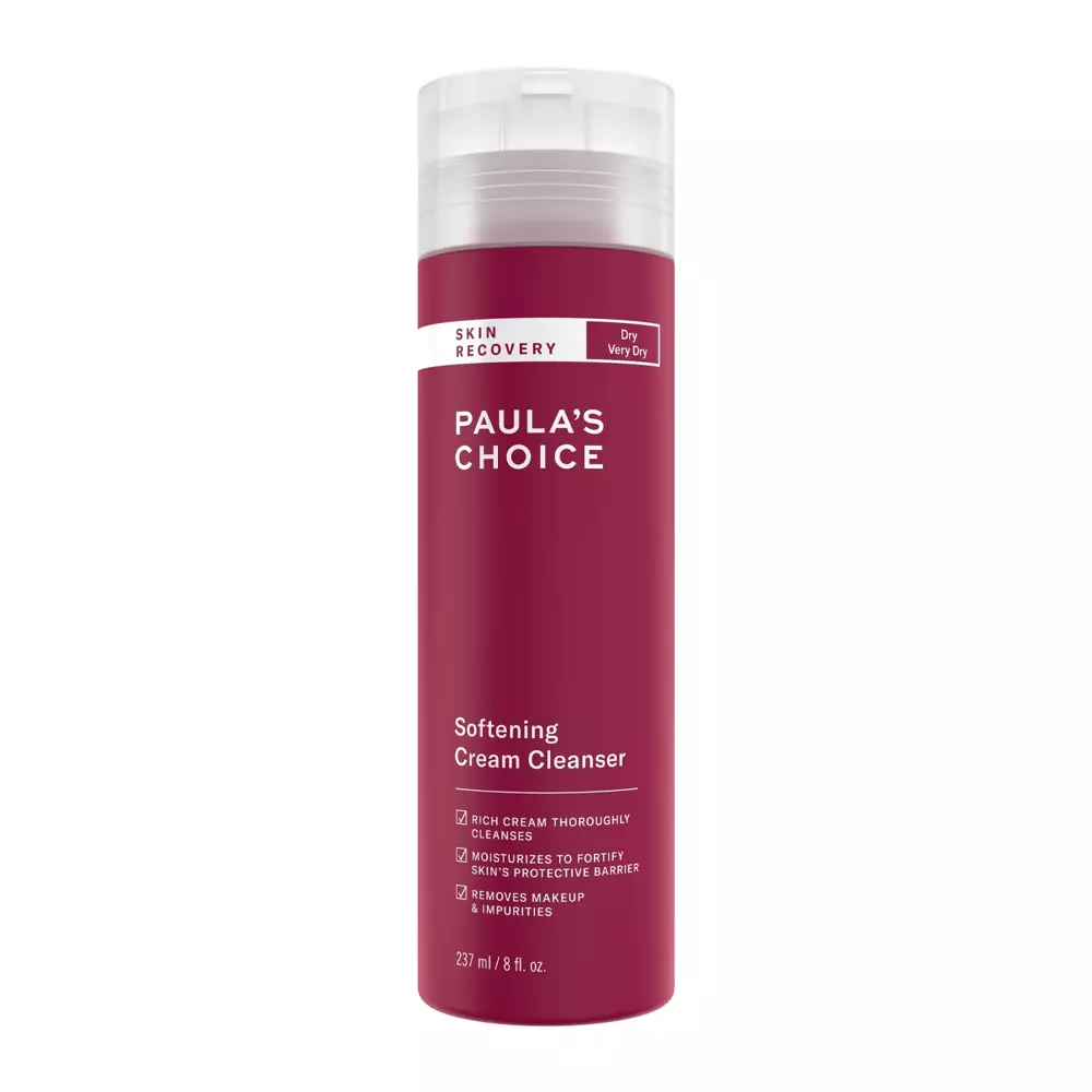 Paula's Choice - Skin Recovery - Softening Cream Cleanser - Зволожувальна емульсія для очищення шкіри - 237ml