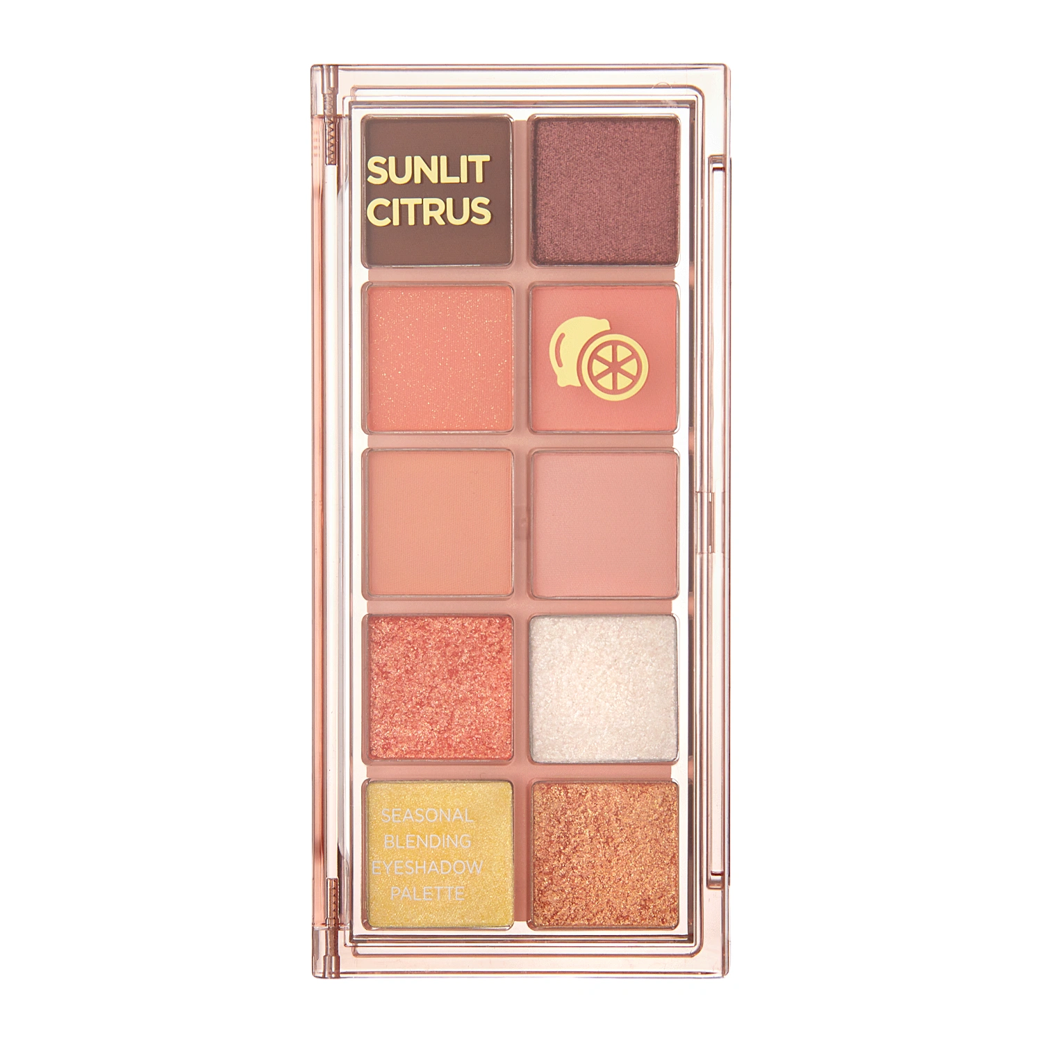 Peach C - Seasonal Blending Eyeshadow Palette - Палітра тіней для повік - 04 Sunlit Citrus - 7,5g