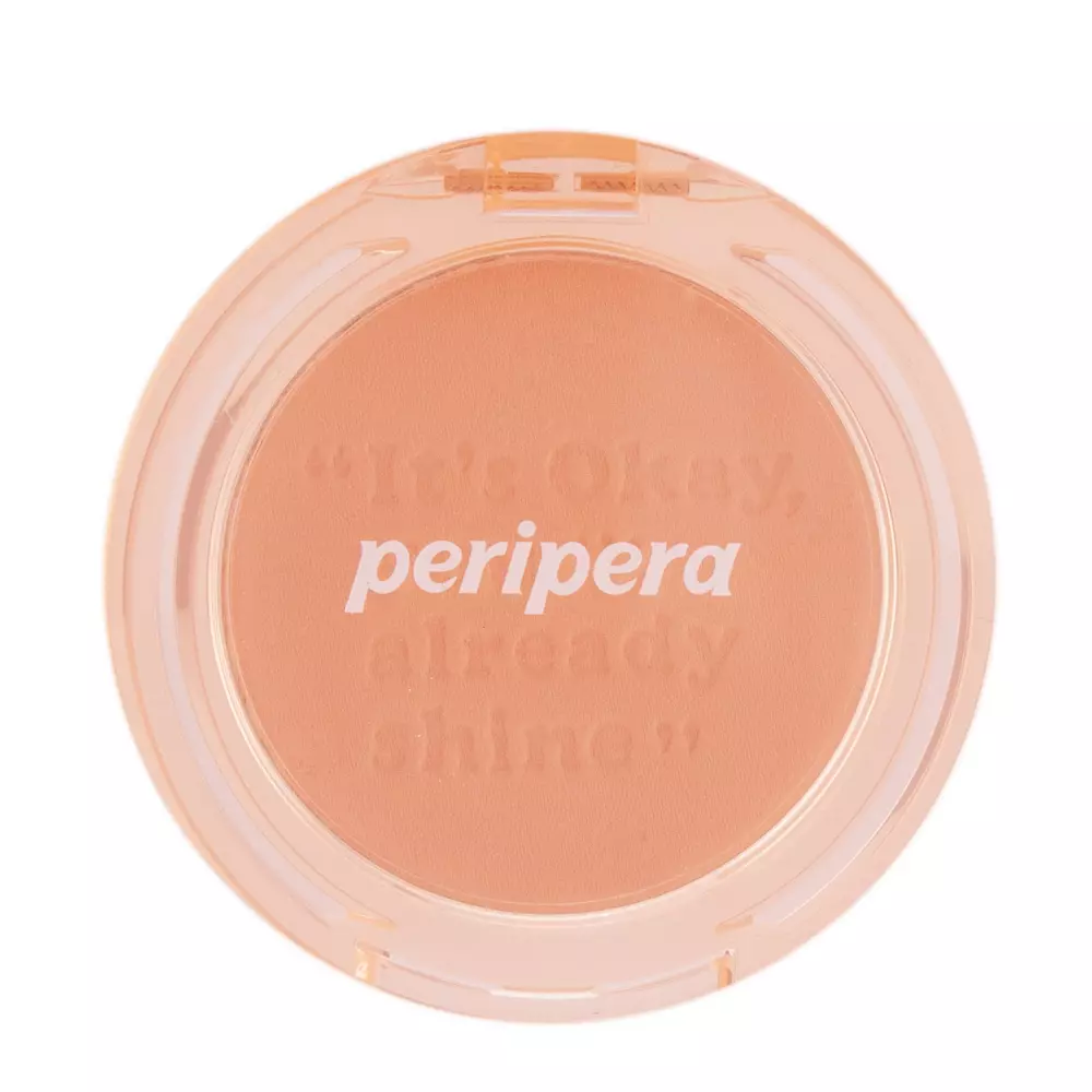 Peripera - Pure Blushed Sunshine Cheek - Рум'яна для обличчя - 07 Milky Peach - 4,2g