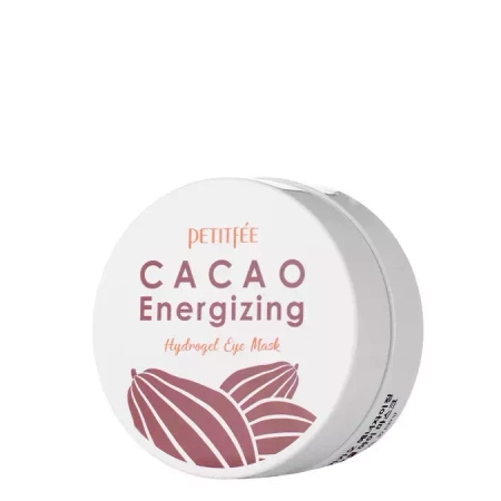 Petitfee - Гідрогелеві тонізуючі патчі для очей з екстрактом какао - Cacao Energizing Hydrogel Eye Mask - 60шт