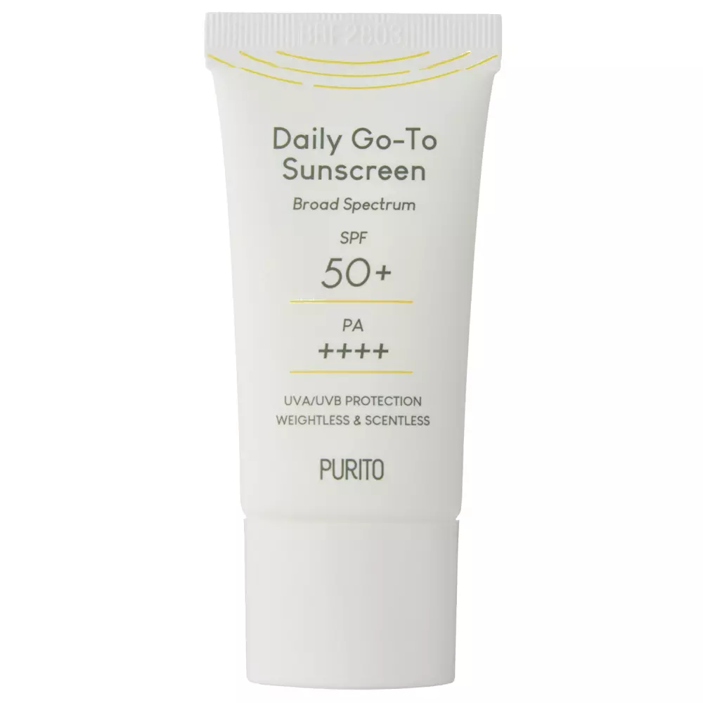 Purito - Легкий сонцезахисний крем - Daily Go-To Sunscreen SPF50+/PA++++ - 15ml