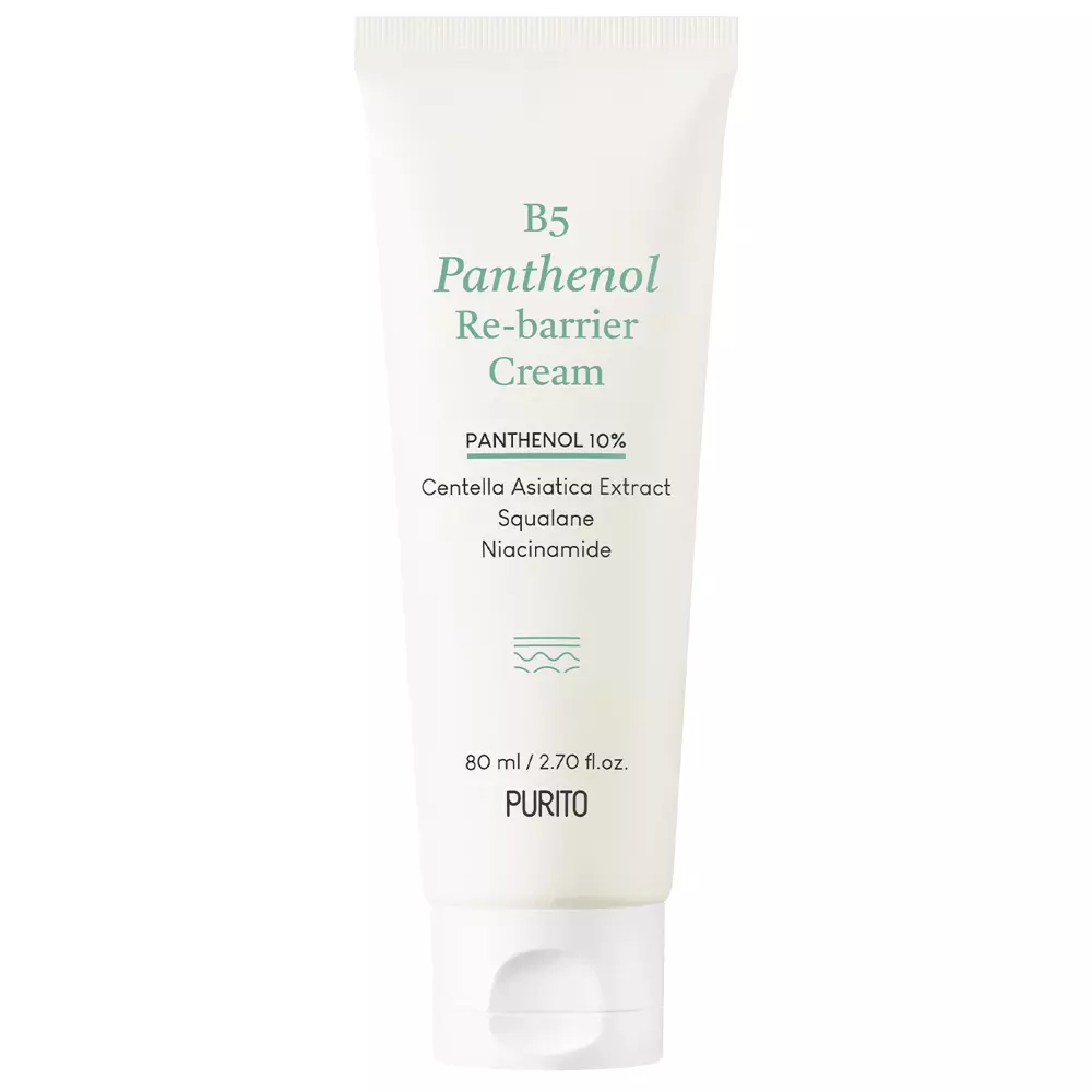 Purito - Відновлювальний крем для обличчя з пантенолом - B5 Panthenol Re-Barrier Cream - 80ml