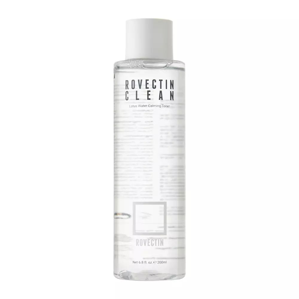 Rovectin - Clean Lotus Water Calming Toner - Заспокійливий тонік на основі води з лотоса - 200ml