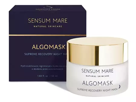 Sensum Mare - Algomask - Supreme Recovery Night Mask - Гідростабілізуюча і регенеруюча нічна маска у вигляді крему з антивіковим ефектом - 50ml