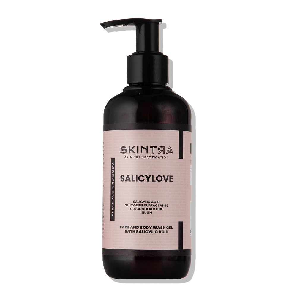 SkinTra - Salicylove - Гель із саліциловою кислотою для вмивання обличчя та тіла - 250ml