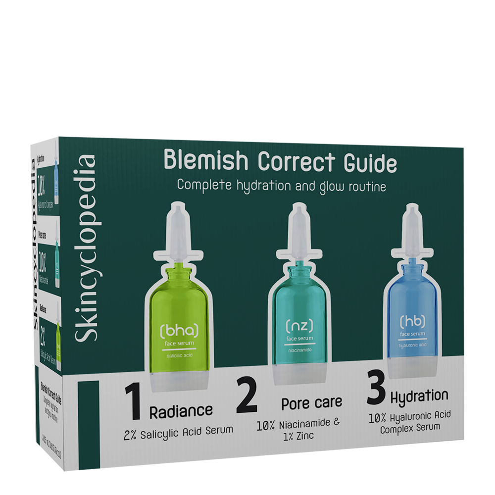 Skincyclopedia - Blemish Guide Set - Набір кометики для боротьби з висипаннями - 3x15ml