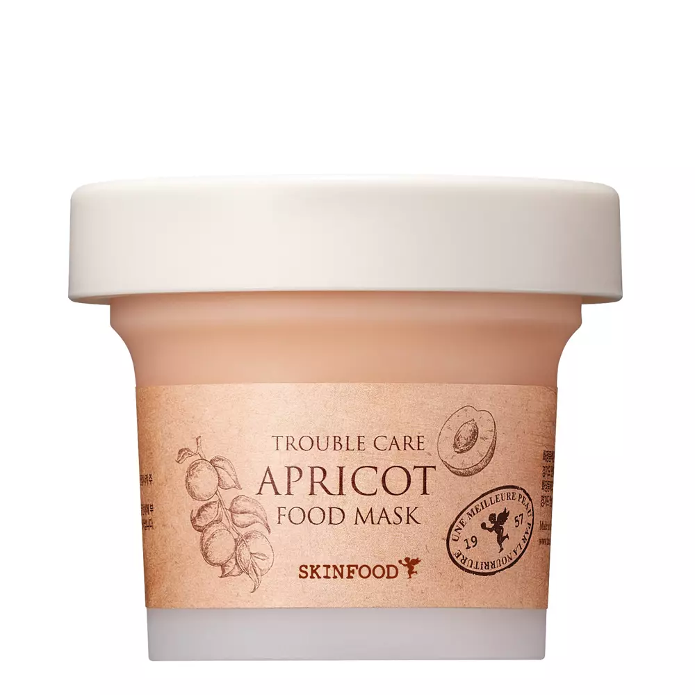 Skinfood - Apricot Food Mask - Очищувальна абрикосова маска для обличчя - 120g