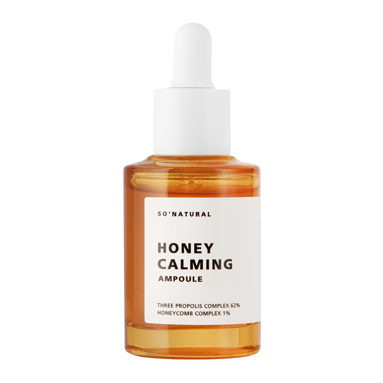 So Natural - Honey Calming Ampoule - Відновлювальна сироватка для обличчя - 30ml