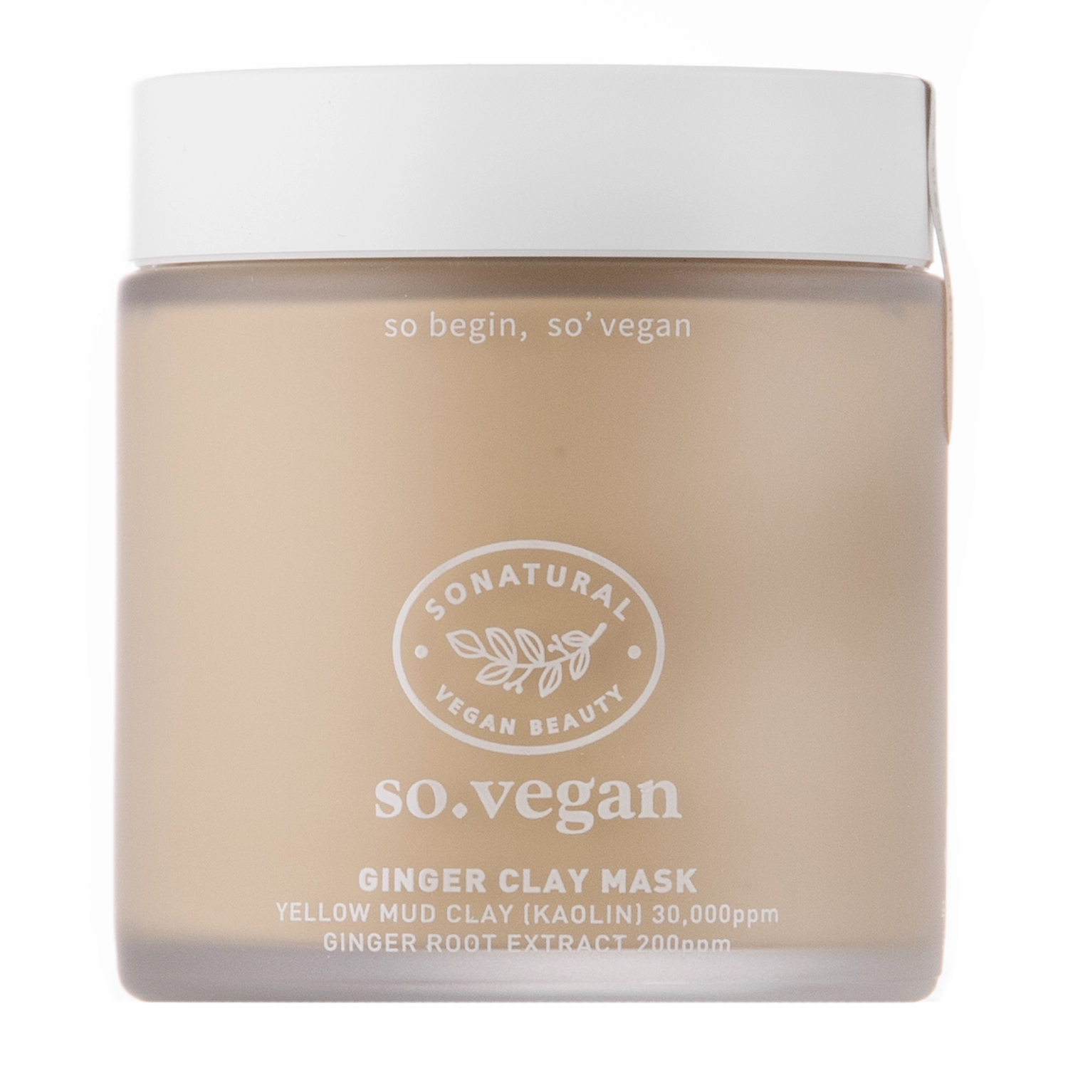 So Natural - So Vegan Ginger Clay Mask - Глиняна маска для обличчя - 110ml