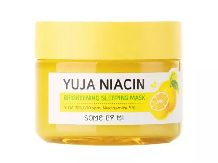 Some By Mi - Yuja Niacin Brightening Sleeping Mask - Освітлювальна нічна маска для обличчя - 60g